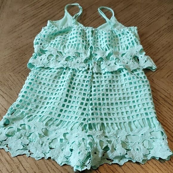 Aqua mint green romper XS - Picture 4 of 6
